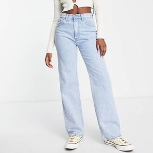 Abercrombie & Fitch Curve Love light wash  90s Relaxed jeans, sz 30L